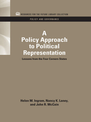 cover image of A Policy Approach to Political Representation